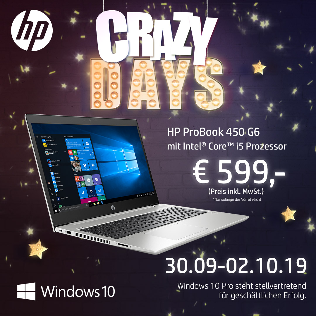 HP Crazy Days 2019 ab 599,--